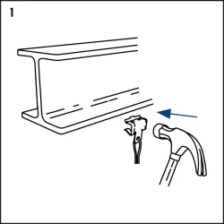 Attache profil IPN (sachet 10 pièces)