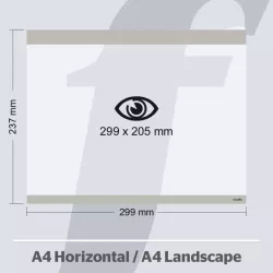 Posterfix A4 Horizontal (Lot de 5 pièces)